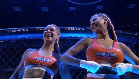 mma fighter flashes crowd after win|VIDEO: BKFC fighter flashes her breasts in NSFW KO。